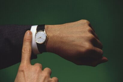 Picture of an arm with a watch